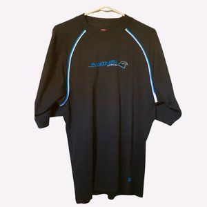 Black Carolina Panthers NFL Shirt, Size L